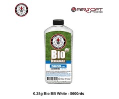 G&G 0.28g Bio BB White - 5600rds