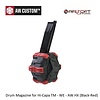 Armorer Works Drum Magazine for Hi-Capa TM - WE - AW HX (Black-Red)