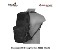 Lancer Tactical Backpack / Hydrobag Cordura 1000D (Black)
