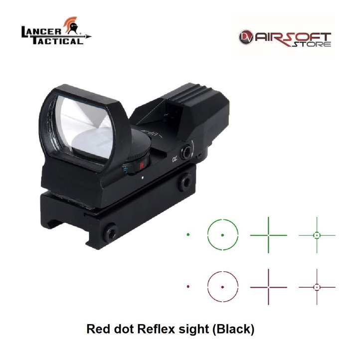 Lancer Tactical Red dot Reflex sight (Black)