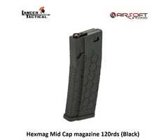 Lancer Tactical Hexmag Mid Cap magazine 120rds (Black)
