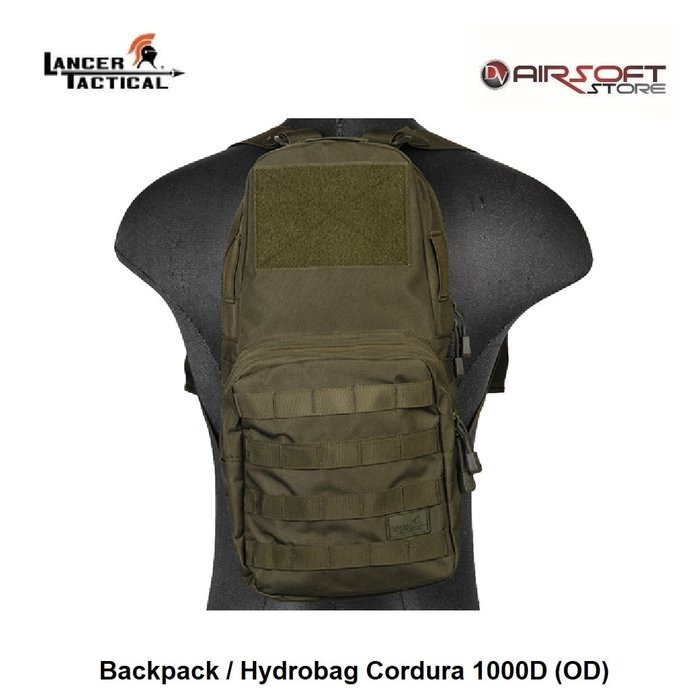 Lancer Tactical Backpack / Hydrobag Cordura 1000D (OD)