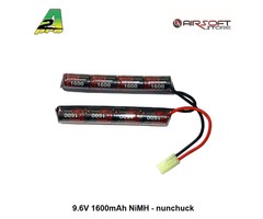 9.6V 1600mAh NiMH - nunchuck