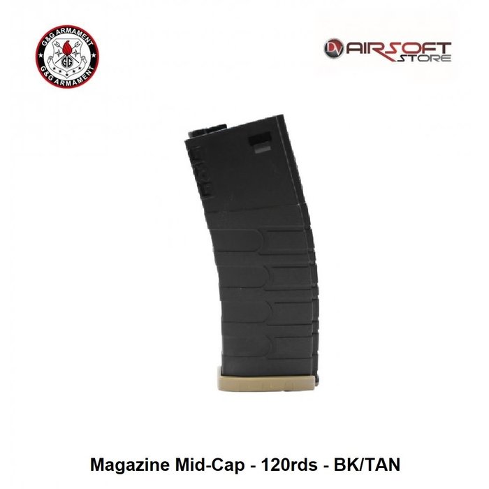 G&G G&G Magazine Mid-Cap - 120rds - BK/TAN