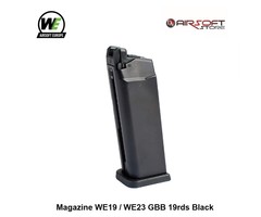 WE (Wei Tech) Magazine WE19 / WE23 GBB 19rds Black