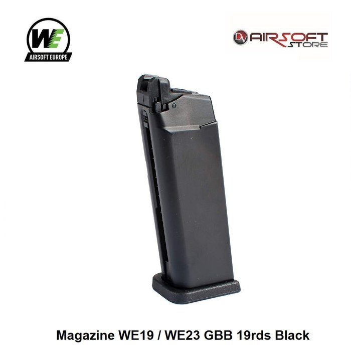 WE (Wei Tech) Magazine WE19 / WE23 GBB 19rds Black
