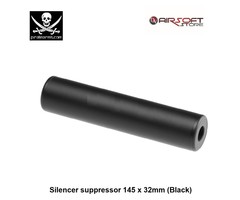PIRATE ARMS Silencer suppressor 145 x 32mm (Black)