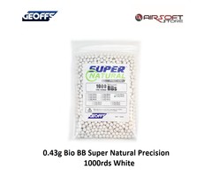 Geoffs 0.43g Bio BB Super Natural Precision 1000rds White