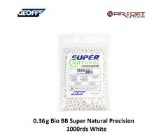 Geoffs 0.36g Bio BB Super Natural Precision 1000rds White