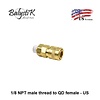 Balystik 1/8 NPT male thread to QD female - US