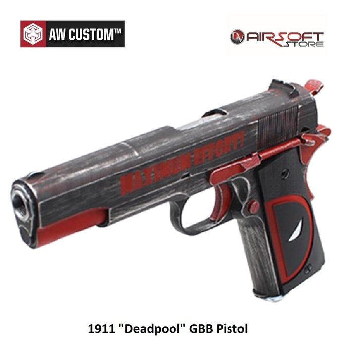 Armorer Works 1911 "Deadpool" GBB Pistol