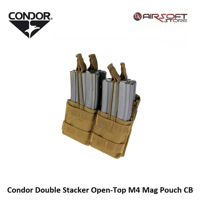 CONDOR Condor Double Stacker Open-Top M4 Mag Pouch
