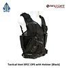 UTG Tactical Vest SPEC OPS with Holster (Black) left handed