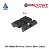 UTG Rail Adapter Picatinny 11mm to 22mm (2 pcs)