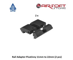 UTG Rail Adapter Picatinny 11mm to 22mm (2 pcs)