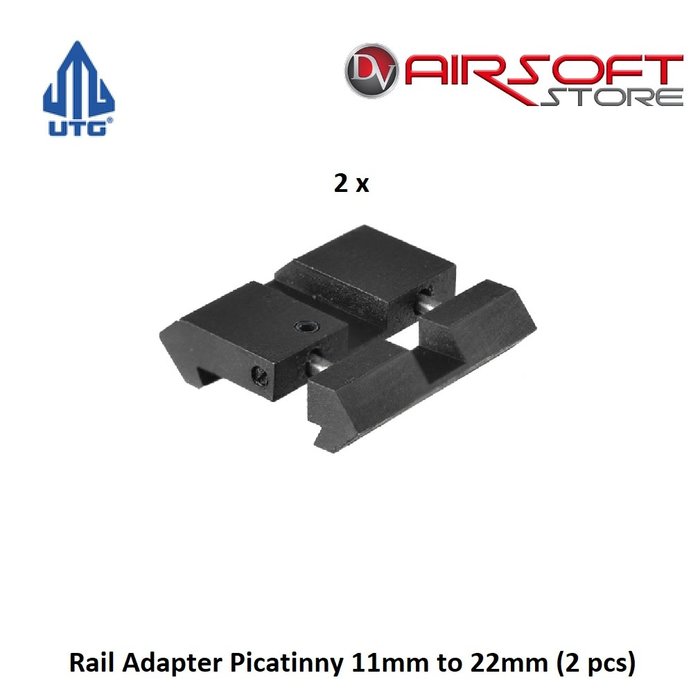 UTG Rail Adapter Picatinny 11mm to 22mm (2 pcs)