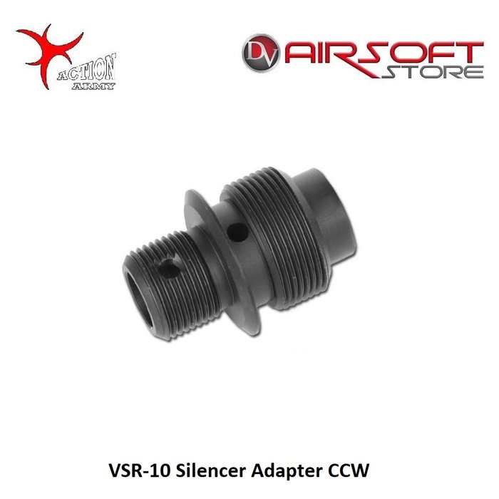 Action Army VSR-10 silencer adapter CCW