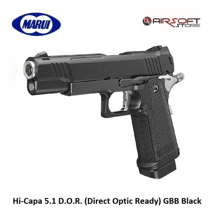 Tokyo Marui Hi-Capa 5.1 D.O.R. (Direct Optic Ready) GBB Black