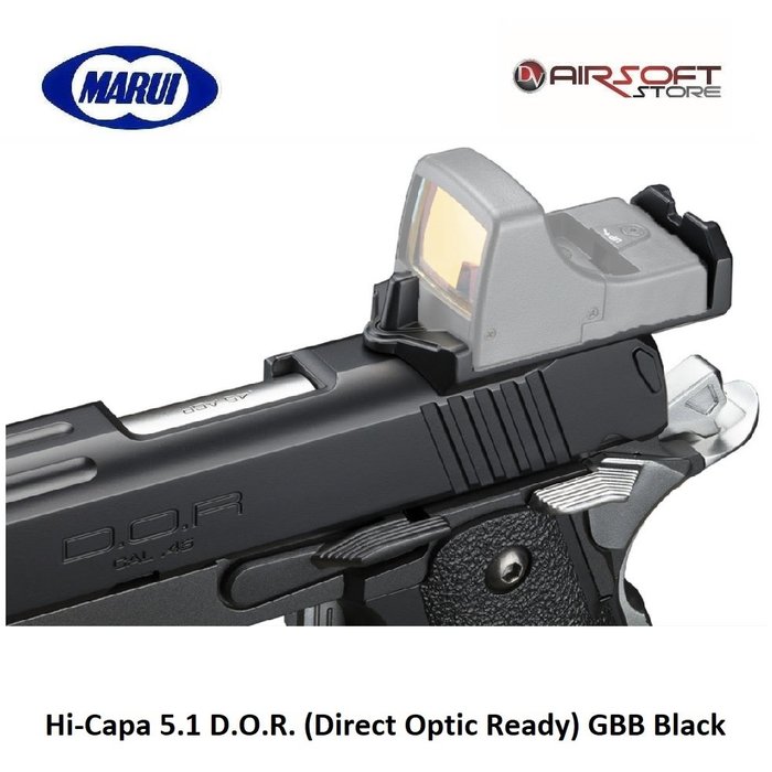 Tokyo Marui Hi-Capa 5.1 D.O.R. (Direct Optic Ready) GBB Black
