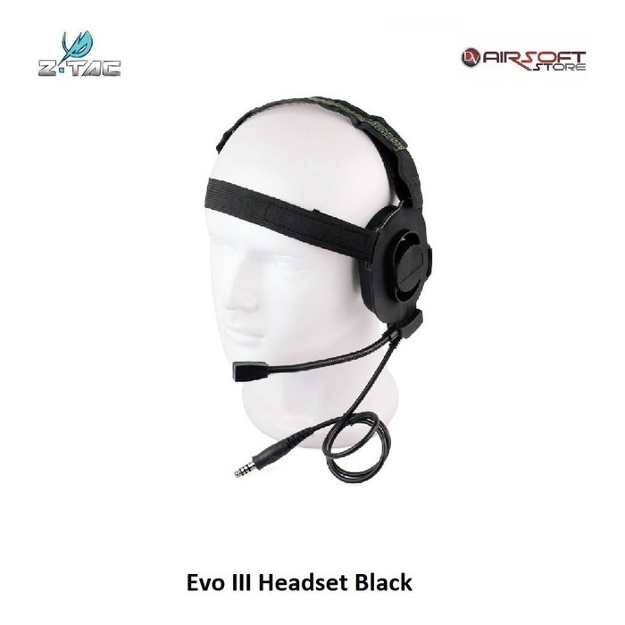 Z-Tactical Evo III Headset Black