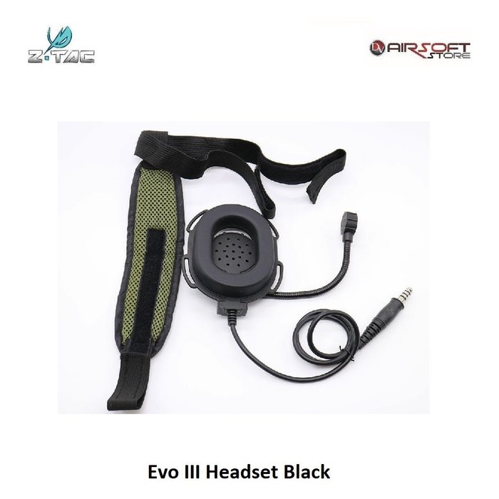 Z-Tactical Evo III Headset Black