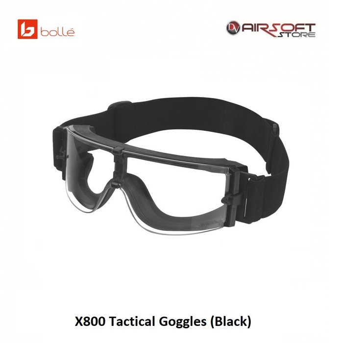 Bollé X800 Tactical Goggles (Black)
