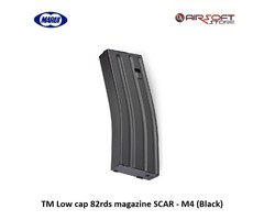 Tokyo Marui TM Low cap 82rds magazine SCAR - M4 (Black)