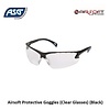 ASG Airsoft Protective Goggles (Clear Glasses) (Black)