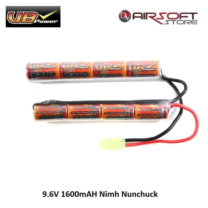 VB Power 9.6V 1600mAH Nimh Nunchuck