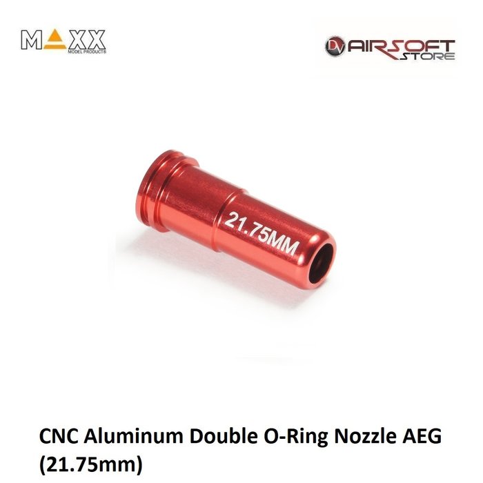 Maxx Model CNC Aluminum Double O-Ring Nozzle AEG (21.75mm)