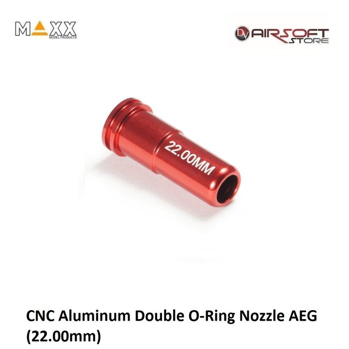 Maxx Model CNC Aluminum Double O-Ring Nozzle AEG (22.00mm)