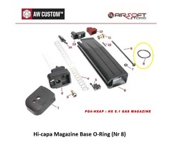 Armorer Works Hi-capa Magazine Base O-Ring (Nr 8)