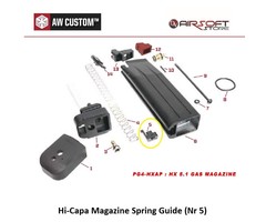 Armorer Works Hi-Capa Magazine Spring Guide (Nr 5)