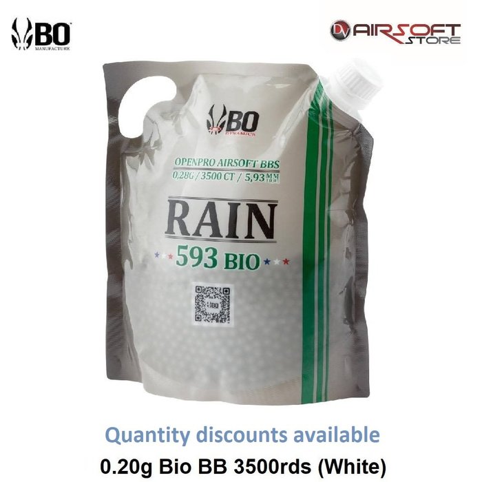 BO 0.20g Bio BB 3500rds (White)