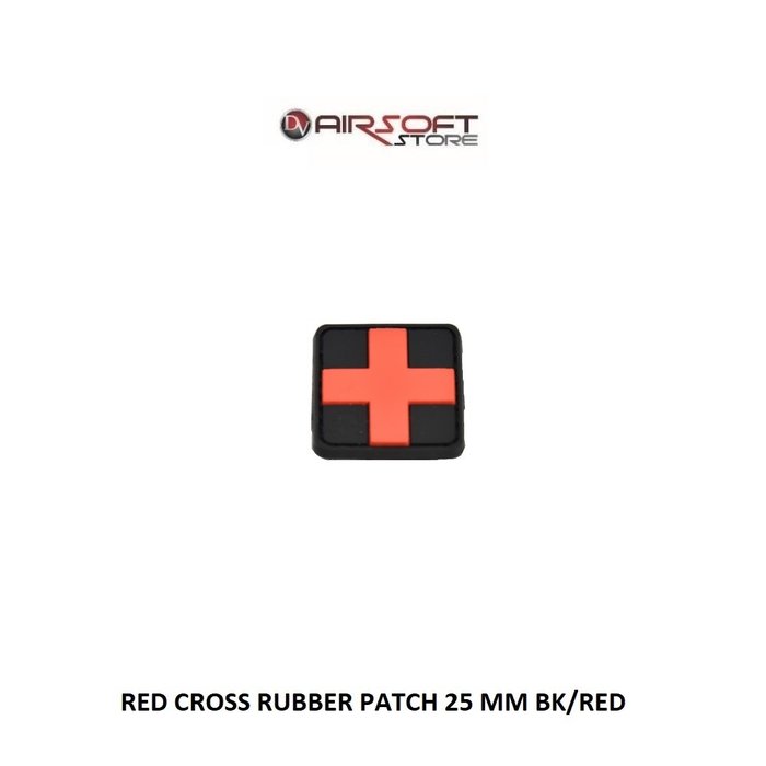 JTG Red Cross Rubber Patch 25mm