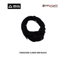 Delta Tactics Paracord 2.5mm - 30m - BK