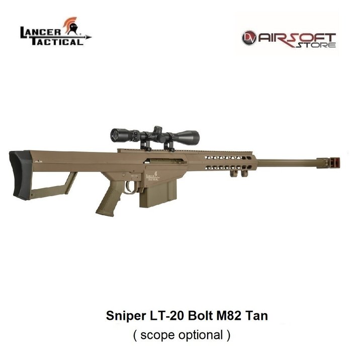 Lancer Tactical Sniper LT-20 Bolt M82 Tan 1.9J