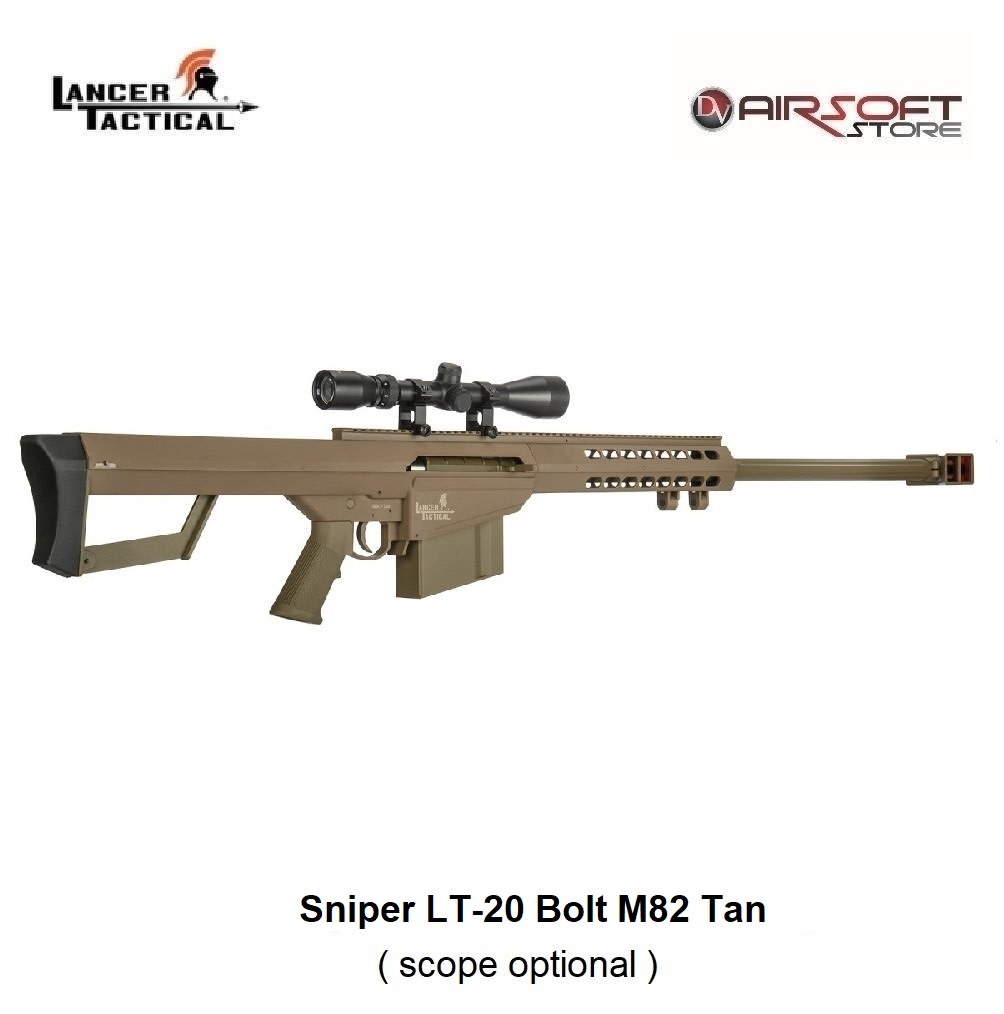 Lancer Tactical Sniper LT-20 Bolt M82 Tan 1.9J