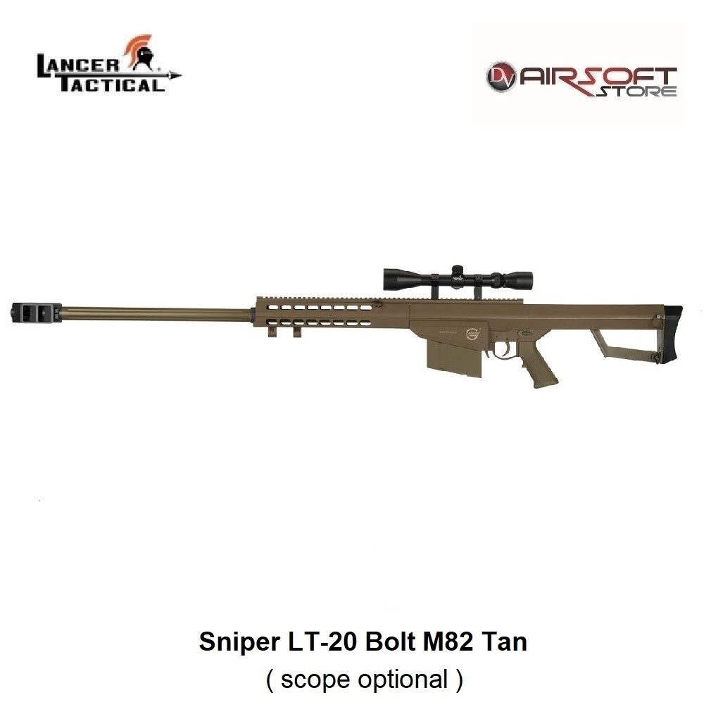 Lancer Tactical Sniper LT-20 Bolt M82 Tan 1.9J
