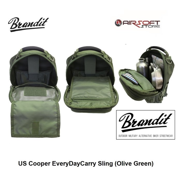 Brandit US Cooper EveryDayCarry Sling (Olive Green)
