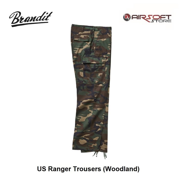 Brandit US Ranger Trousers (Woodland)