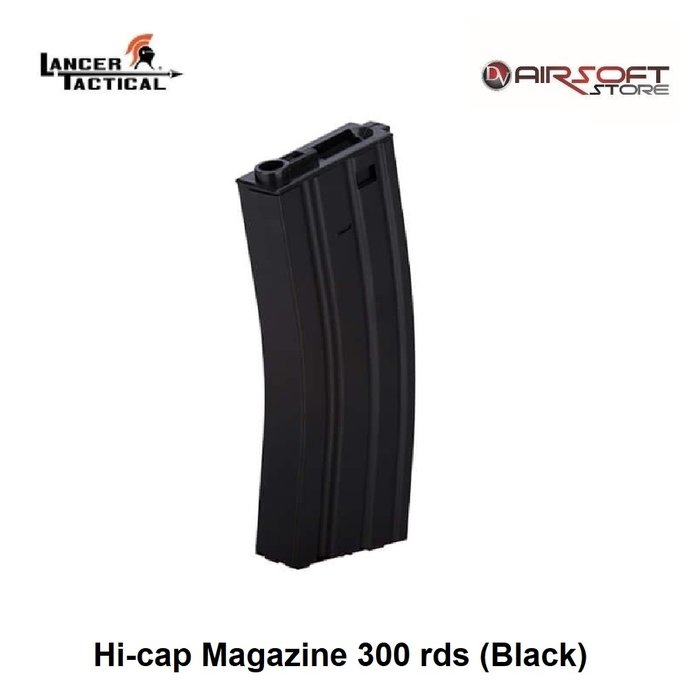 Lancer Tactical Hi-cap Magazine 300 rds (Black)