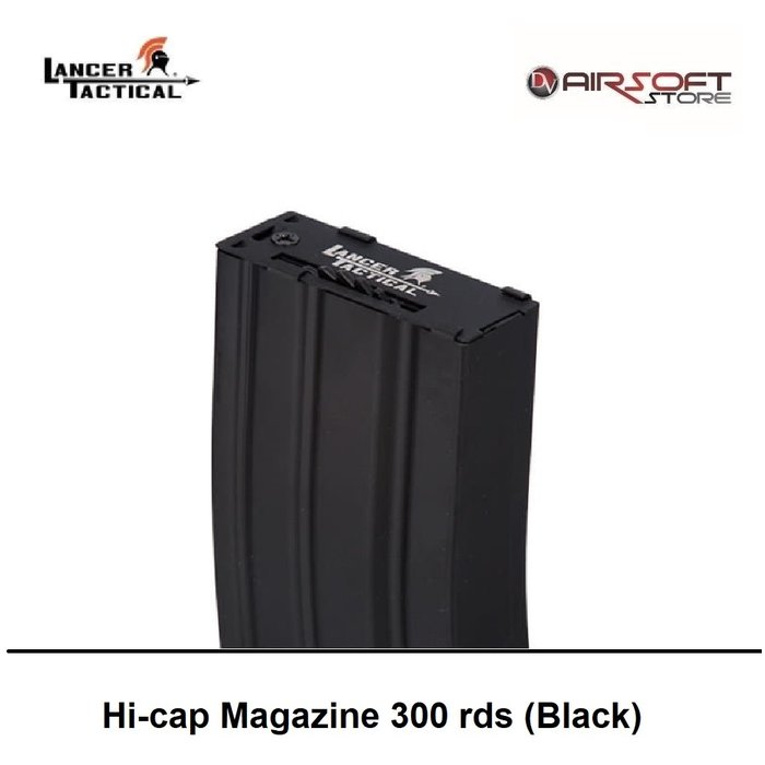 Lancer Tactical Hi-cap Magazine 300 rds (Black)