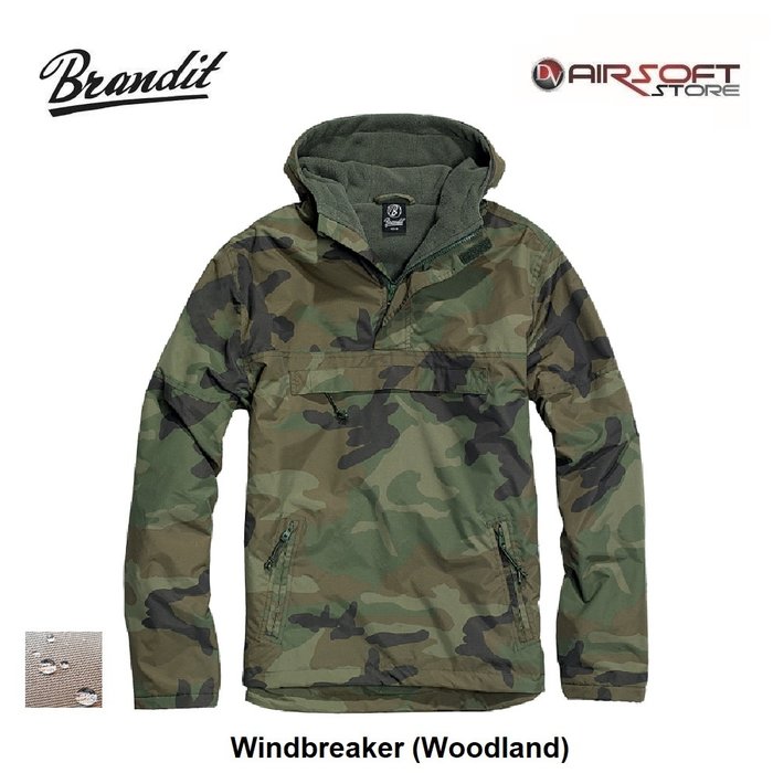 Brandit Windbreaker (Woodland)