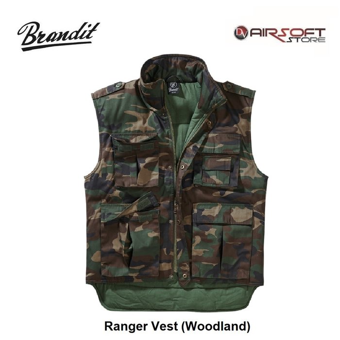 Brandit Ranger Vest (Woodland)