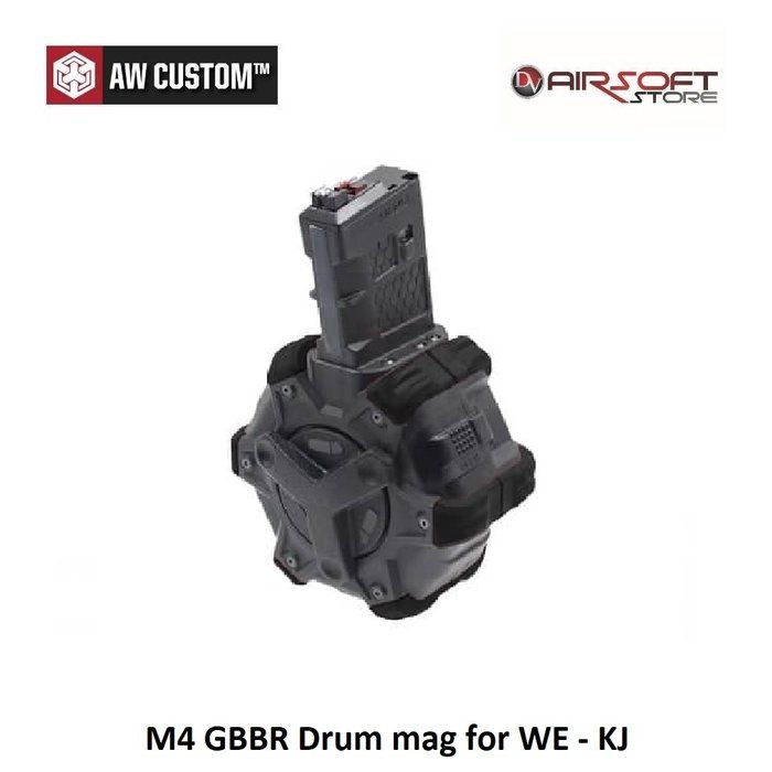 Armorer Works M4 GBBR Drum mag for WE - KJ