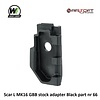 WE (Wei Tech) Scar L MK16 GBB stock adapter Black part nr 66