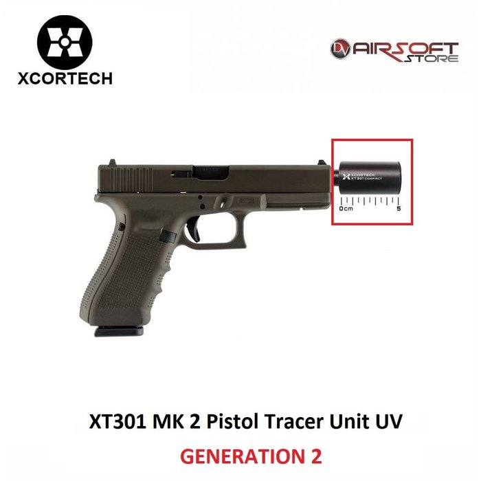 Xcortech XT301 MK 2 Pistol Tracer Unit UV