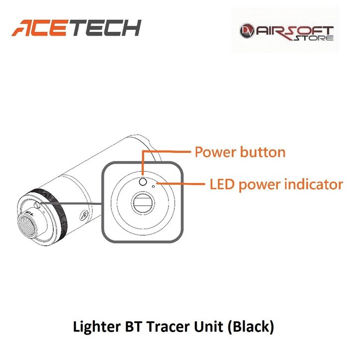 ACETECH Lighter BT Tracer Unit (Black)