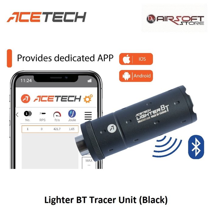 ACETECH Lighter BT Tracer Unit (Black)